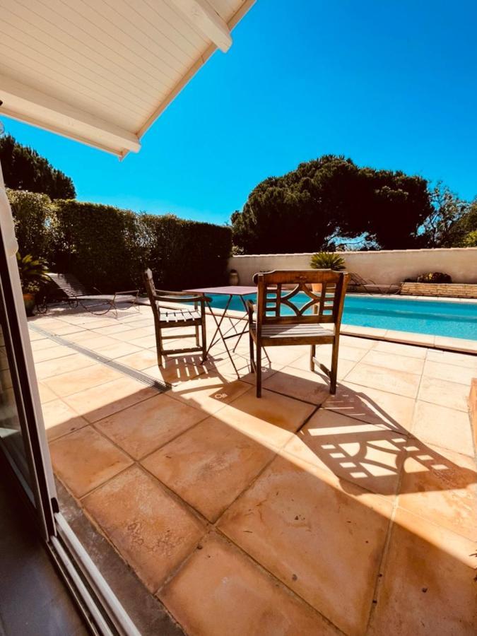 Annexe Des Pins - Studio Gite Avec Piscine & Climatisation Villeneuve-les-Beziers Ngoại thất bức ảnh