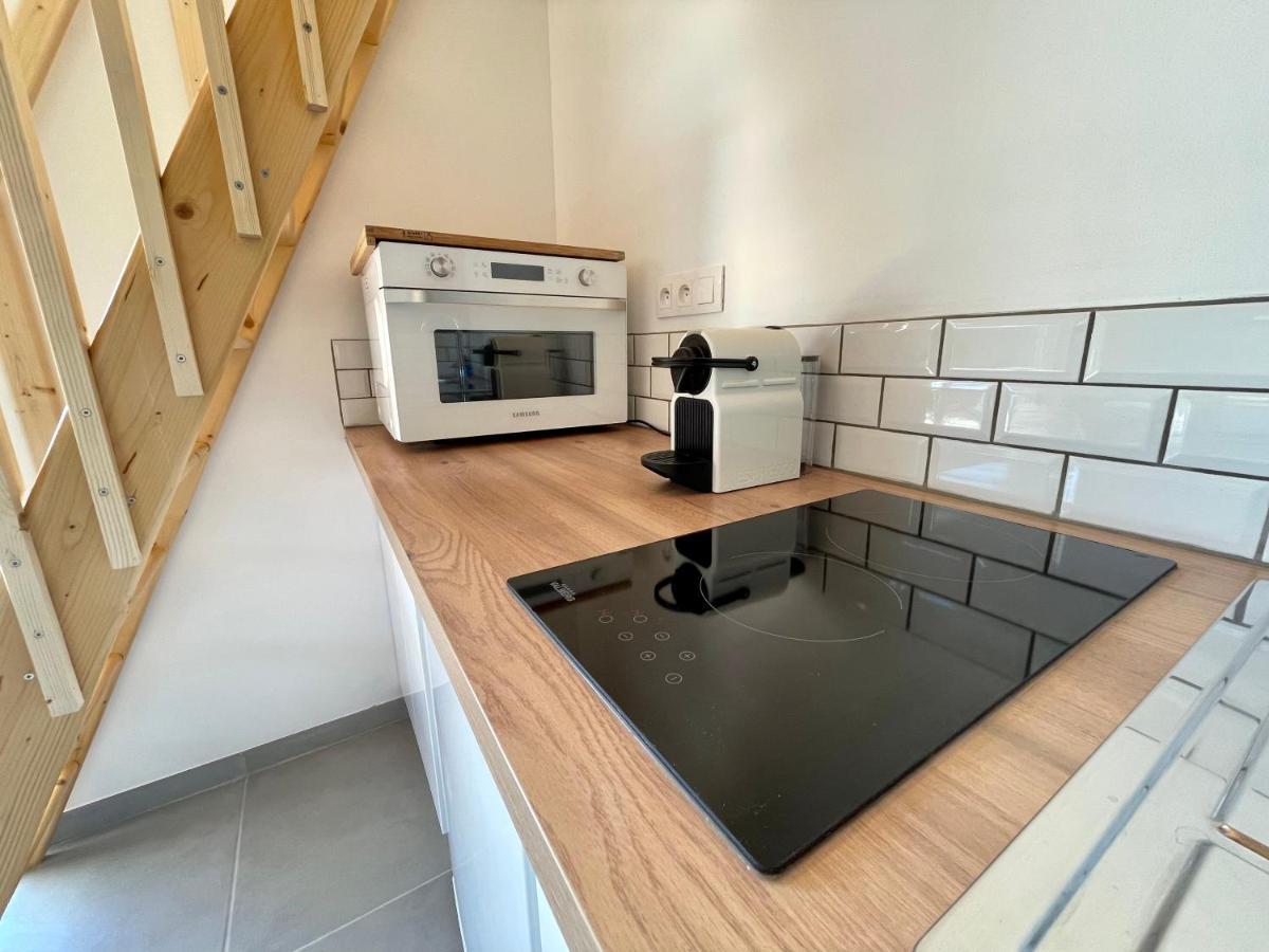 Annexe Des Pins - Studio Gite Avec Piscine & Climatisation Villeneuve-les-Beziers Ngoại thất bức ảnh